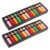 Yardwe 2pcs Chinese Bead Abacus 13-Column with Colorful Beads, Plastic Calculating Tool for Elementary Classrooms, Smooth Glide Supporting Creative Number Play