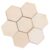 YARNOW 100pcs Hexagon Wood Pieces Unfinished Natural Wooden Shapes 0.98×0.98×0.12 Inch Safe to Use Superb Cutting Technique for DIY Crafts and Christmas Decorations