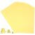 YARNOW 100 Sheets Yellow Craft Paper A4 Size 70gsm Multipurpose Cardstock Sheets for DIY Crafting and Office Use, Easy to Stick and Not Easy to Break, for Handcrafts and Printing Projects