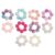 YARNOW 10pcs Fidget Anxiety Ring for Adults with Spiky Beads, Stress Relief Made of Abs, Smooth Surface, Easy to Carry, for Studying and Reading, Hand Exercise and Calming Sensory Fidget