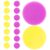 YARNOW 200pcs Mm Colored Learning Counters, Round Resin Discs with Good Workmanship and Sturdy Design, for Schools and Early Childhood Education Activities