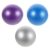 YARNOW 3pcs Small Pilates Stability Balls, 9.8″ PVC Core Exercise Balls for Pilates Fitness Balance Training at Home Gym, 3 Colors