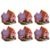 YARNOW 6pcs Miniature House Resin Decor for Aquarium and Garden Display