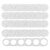 YARNOW Letter Circle Cutting Die: Metal Alphabet Embossing Die