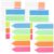 YARNOW Professional Sentence Markers Pet Reading Strips for Highlighting Sentences and Making Notes Noticeable, Colorful Sticky Tabs for Offices and Practical Gift Use