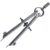 YARNOW Professional Stainless Steel Compass for Drawing Circles and Drafting with Smooth and Painting, Sturdy Design for Students and Teachers in Math and Office Supplies
