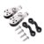 YARNOW Stainless Steel Kayak Pulley and Screw Set C-Shaped Buckle, Lightweight Replacement Fittings for Canoe and Home Use, Sturdy Kayak Accessories for Sailboat and Fishing Rope