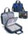 YARWO 2Pcs Zipper Binder Bag Set, 3 Ring Binder with Multi Pockets & Straps