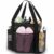 YASONIC Double Handles Mesh Shower Caddy Portable for College Dorm Essentials, 8 Pockets Large Capacity Shower Organizer for Girls, Quick-Dry Hanging Toiletry Bag for Bathroom Travel, Black
