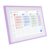 Ycauty 10.1 Inch High Resolution Smart Digital Calendar with Interactive Chores Chart for Home and Office Purplish