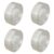 Ycauty 4 Rolls 9.8 Feet Long Double Sided Adhesive Strong Clear Adhesive Tape for Home and Office DIY