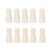 Ycauty DIY Painted Wooden Graffiti Dolls for Kids, Durable Decorative Hand Puppets for Crafts, 10 Male and 10 Female Hand Puppets for Kids Crafts (2.1 inch)