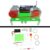 Ycauty Generator Transmission Wheel Kit for Kids Learning Physical Science Educational Toy Assembly Model 180 Durable Motor ABS Plastic 90*80*60mm