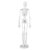 Ycauty Human Skeleton Model with Moving Parts for Interactive Learning. Skeleton Model for Students, PVC Plastic ABS Material for Education, 17.72 Inch Skeleton Teaching Aid Model for