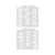 Ycauty Pack of 20 Reusable Letter Templates, Durable Stencils for Painting, Crafts and DIY Projects, Made of PET, 12.8 cm x 14 cm