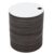 Ycauty Round Sublimation Labels, 30 Pieces Vibrant Blank Plates for 40 Oz Mug Decoration, Sublimation Name Plate for Crafts and Home Decor