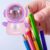 Ycauty Spaceman Pencil Sharpener Cute Safe Electric for Classroom Home, Battery and USB Powered Portable Sharpeners (Pink)