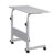 YCYEJO Small Standing Desk with Wheels, Height Adjustable Sit Stand Desk 27.16 to 38.58 Inch, Rustic Brown Computer Desk with Black Frame, Rolling Desk for Home Office or Bedroom