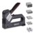 YEAHOME 6-in-1 Staple Gun Heavy Duty, Upholstery Manual Brad Nailer Power Adjustment Stapler Gun with 5000 Staples for Fixing Material, Wood, Crafts, Carpentry, Decoration DIY