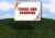 Years And Counting Red Frame With Hearts Double Sided 18×24 in. Yard Road Sign