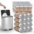 YEAUPE PRO Extra Thick & Heavy Duty Drawstring Bin Liners, Fits 30 Litre Buckets, Pre-Cut, Large (53 x 74 cm), White (180 Pack (12 Pack), 30L)