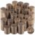 Yeaxxsqy 100Pcs 1.26″ Realistic Plastic Pirate Treasure, Dark Brown Prop Money for Party Decor