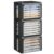 Yecaye Clothes Storage Bins with Metal Frame, Foldable Organizer Box, 40L