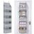 Yecaye Over the Door Organizer, Longer 5 Tier Door Organizer Hanging, Grey
