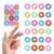 Yeetec 24 Pack Sensory Rings Fidget Toys, Finger Fidget Rings, Silent Stress Reducer Ring, Finger Sensory Toy for Stress Relief, Stocking Stuffers, Classroom Prizes, Party Favours, Random Color