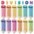 YEIHHEIY Educational Math Posters 4.7 x 14 Inch Table Chart Posters for Elementary Classroom Must Have Home School Supplies Wall Decor (Division)