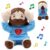 Yelakey Jesus Plush Peek A Boo Toy, Interactive Stuffed Jesus Doll with Music, Christian Gifts for Kids, Jesus Loves You Plush for Easter, Baptism, 10”