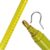 Yellow Insulated Telescoping Measuring Rod with Hook, 1 2 3 Pack