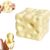 Yellow Lucky Cheese Squishy, Jumbo Cube Block Slow Rising Squishy for Adult