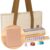 Yellow Mountain Imports American Mahjong Set, Canyon Clay – 166 Medium Tiles with Beige Soft Case, Wooden Racks with Pushers, Scoring Coins, Dice, and Wind Indicator