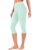 YEOREO Ease Womens Workout Capri Leggings Hidden Scrunch Gym Yoga Pants