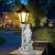 YEPOTUE Solar Motherly Love Garden Decor, Outdoor Statues with Lantern