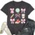 YERKOP Teacher Shirts for Women Coquette Bow Teach T-Shirt Kindergarten Teaching Life Tee Tops Grey