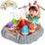 Yerloa Whack Game Mole Dinosaur Toys for Kids 2 3 4 Year Old Boy Birthday Gift, Sensory Toddler Boy Toys for Ages 2-4 2-3 4-6 3-5 Dino Volcano Learning Easter Gifts with 2 Hammers, Music Spray Light