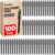 YesBes 100 Pack Ballpoint Pens Bulk, Retractable Black Pens Ballpoint Medium Point 1mm for Smooth Writing, No Bleed Ink Pens Clear Lines, School, Office, Teacher Supplies, Best Gifts for Coworkers
