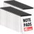 YesBes 48 Pack Note Pads Bulk, Small Legal Pads 5″ x 8″ Narrow Ruled Lined Writing Pad, 30 Sheets (60 Pages) Notepad for Office Home School, Perforated, Office Supplies