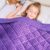 yescool Grape Weighted Blanket 3 lb Small Weighted Blanket for Girls, Minky Weighted Throw Blankets for 20-45lbs, 36 * 48in
