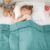 yescool Teal Weighted Blanket 5 Pounds Cooling Weighted Lap Blanket, Heavy Blanket for Sleeping, Weighted Throw Blanket Gifts for 40-60lbs, 36″x48″