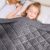 yescool Weighted Blanket 10 Pounds Grey Throw Size Weighted Throw Blanket, Minky Heavy Blankets Gifts for 80-120lbs, 40 * 60in