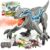 YESHIN RC Dinosaur Toy, Build a Lightning Velociraptor Dinosaur