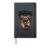 Yes, the crazy Leonberger is Mine Cartoon Pup Pet Dog Breed Hardcover Journal, Black