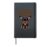Yes the crazy Pinscher is mine Cartoon Min Pin Pet Dog Breed Hardcover Journal, Black