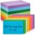 Yexiya 500 Pcs Colored Index Cards 5 x 8 Inch Blank Flash Cards 7 Vibrant Colors Thick Note Card Without Grid Lines for University Note Taking Office Home Planning Supplies