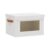 YheenLf White Portable Storage Box,Closet Bin,10.2×7.8×6.7In,1Pack