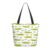 YHGFFDLI Market Tote Handbag Cute Crocodile Print Commuter Bag