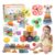 YHHYTOY 6-in-1 Montessori Baby Toys 0-6 6-12 Months, Infant Teething Toys Soft Stacking Blocks Rings Shape Sorter Sensory Fidget Spinners for Toddler 1-3, First Baby Gift Set for 6 Month Old Girl Boy